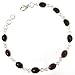 Tennis Bracelet Silver Garnet Gemstone Jewelry 8