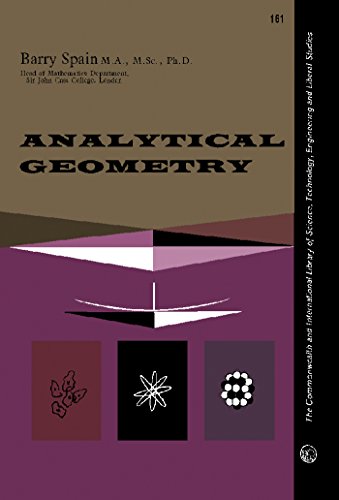 Analytical Geometry: The Commonwealth and International Library of Science, Technology, Engineering and Liberal Studies: Mathematics Division (Commonwealth Library)