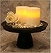 Sterno Home Inglow Flameless Round Wax Pillar Candle, 4-Inch Tall, Cream