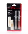 Blister m�dicale, contient 2 stylos seringues et 40 feuilles de pl�tre notes collantes