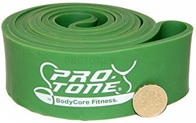 CROSSFIT PULL UP RESISTANCE BANDS - GREEN - POWER LIFTING WEIGHT LIFTING - MEDIUM / HEAVY BY BODYCORE FITNESS by CN METTER