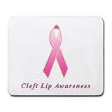 Cleft Lip Awareness Ribbon Mouse Pad