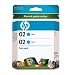 HP 02 - Print cartridge - 2 x cyan - 350 pages