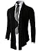 H2H Mens Fashion Shawl Cardigan with Shirring Neck Line BLACK Asia L (JNSK37)