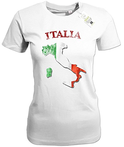 ITALIA VINTAGE – ITALIEN – Weiss – WOMEN T-SHIRT by Jayess Gr. M