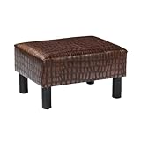 IMAGE OF Southern Enterprises, Inc Alligator Print Foot Stool