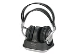 Panasonic RP WF 950 Funk-Kopfh&ouml;rer mit Ladestation (Surround Sound, Auto Tuning) silber