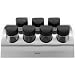 Brabantia Matte Steel Herb Rack with 7 Glass Jars