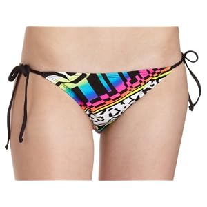 Buy Roxy Junior's Tiger Wave Brazillian String Bikini Bottom by Roxy