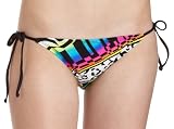 Roxy Junior's Tiger Wave Brazillian String Bikini Bottom
