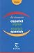 Book Diccionario Espanol-Ingles/ English-Spanish