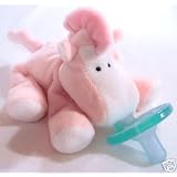 Wubbanub Plush Pacifier Pink Horse by WubbaNub