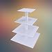 Cupcake Snap 4-Tier Square Simple Cupcake Stand and Dessert Tower