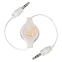 Car Audio Auxiliary Retractable Cable 3.5mm for Apple iPod MP3