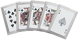 Sporting Goods : Royal Flush of Spades Throwing Cards Throwers Metal Playing Card 118