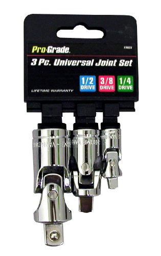 pro-grade 19025 3-piece universal joint set