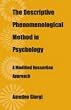 Image of The Descriptive Phenomenological Method in Psychology: A Modified Huessrlian Approach