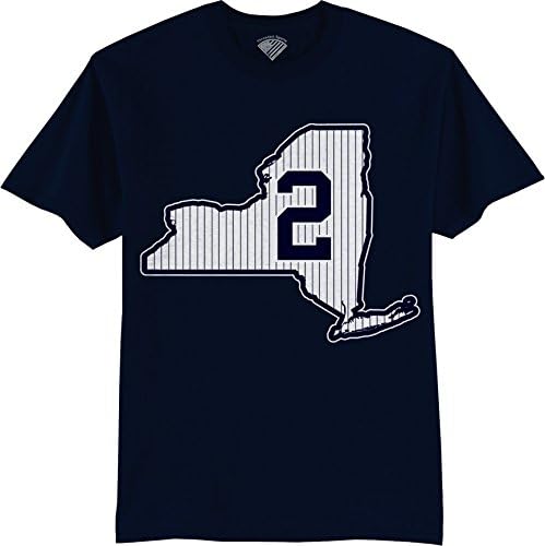 MLB Players Home State Tee Men's Baseball T-Shirts Navy Jeter X-Large