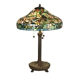 Buy Dale Tiffany TT90428 Tiffany Table Lamp, Antique Verde and Art Glass Shade by Dale Tiffany Lamps
