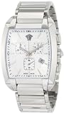 Versace Men’s WLC99D002 S099 Character Tonneau White Dial with Stainless Steel Bracelet Chronograph Watch