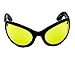 Yellow Lens Gothic Vampire Sunglasses Oversized Sexy Glasses