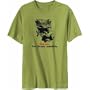 Kiss Me, I Am From Austria Countries Mens T-Shirt (Olive Green, Size Large)