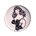 Bettie Page - Whip Button Magnet