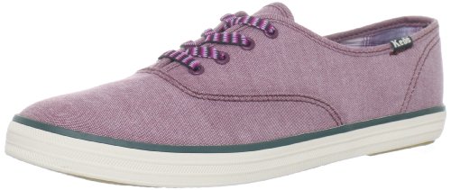 Keds Women's Champion Chambray Fashion Sneaker,Purple,8.5 M US