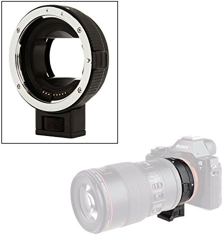 Auto-focus Lens Mount Adapter EF-NEX for Canon EF/EF-S Lens to Sony E-Mount with IS Exact Exposure