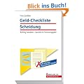 Geld-Checkliste Scheidung: Richtig handeln - bereits im Trennungsjahr