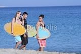 Wallmonkeys Peel and Stick Wall Decals - Surfers - Removable Graphic