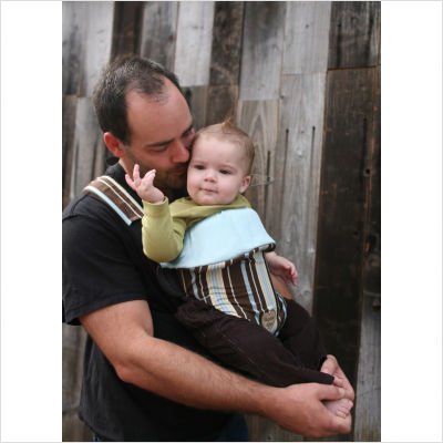 Picture of Baby Bella Maya Active Baby Carrier Cover in Beary Blue Stripe CA001BBS (Baby Carriers)