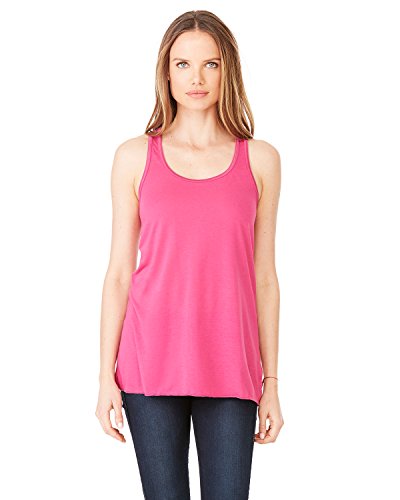 BellaCanvas-Womens-Flowy-Racer-Back-Light-Tank-Top-XLarge-Berry