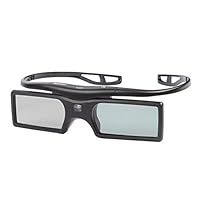 2 Pack SainSonic SS-15D 3D Glasses Detachable 144Hz for ALL DLP-Link Projector, TV & HDTV, SamSung, BenQ, Acer, Viewsonic, Optoma, Sharp, Mitsubishi, Sony, LG, Panasonic, Vivitek, Dell, Nec, Black from SainSonic