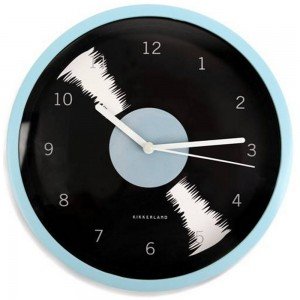 Kikkerland Mustache Wall Clock