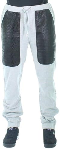 Hudson NYC Croc Joggers Men's Jogging Sweatpants Fleece Blue Size 2XL