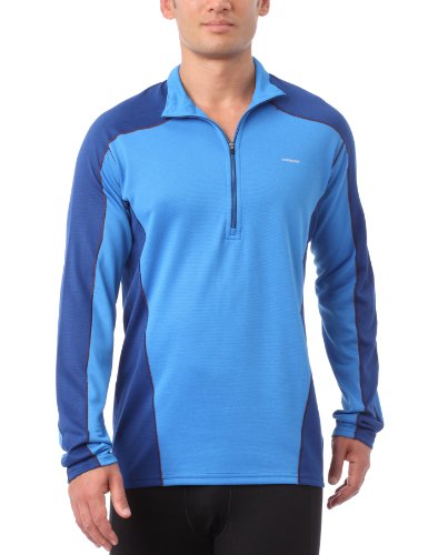 Patagonia Herren Langarmshirt Midweight Zip-Nec, lagoon, EU XXL / US XL Preisvergleich