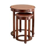 Outdoor Living : Powell Wilmington Cherry Nested Tables, Set of 2