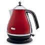De'Longhi Icona KBO3001.R Jug Kettle, 3kW (Scarlet Red)