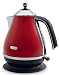 De'Longhi Icona KBO3001.R Jug Kettle, 3kW (Scarlet Red)