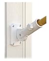 White Metal Adjustable Flag Pole Bracket