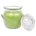 Honeydew Soybean Candle in a Pot- Light Green