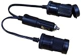 Streetwize Swtsa 12V Twin Cigarette Lighter Extension Socket Adaptor