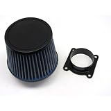 00-01 Infiniti I30 3.0L V6 Blue Filter + Mass Air Flow Sensor Adapter 00 01 by Generic Product