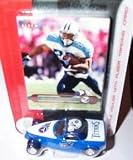 Tennessee Titans NFL Diecast 2002 Chrysler Howler Car with Eddie George Fleer trading card