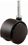 Shepherd Hardware 9418 2-Inch Office Chair Caster Wheel, 5/16-Inch Stem Diameter, 75-lb Load Capacity, 2-Pack