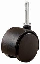 Shepherd Hardware 9418 2-Inch Office Chair Caster Wheel, 5/16-Inch Stem Diameter, 75-lb Load Capacity, 2-Pack
