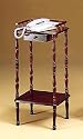 Walnut Finish Wood Phone Stand/Side Table Furniture