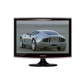 Samsung T200HD 20-inch Full HD 1080p Widescreen LCD TFT TV/Monitor with Freeview  (5ms,10000:1, HDMI, Gloss Black)