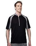 Tri-Mountain Men's Big and Tall Mesh 1/2 Front Zipper Bike Jersey. 048